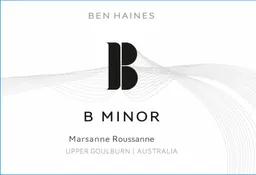 Ben Haines B Minor Marsanne Roussanne