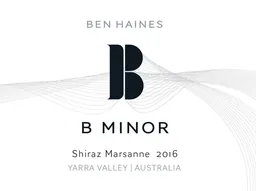 Ben Haines B Minor Shiraz Marsanne