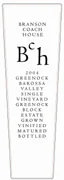 Branson Coach House Barossa Valley Greenock Block Shiraz