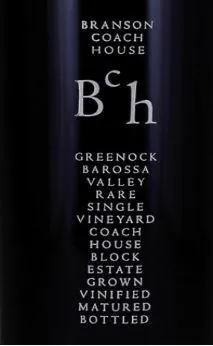 Branson Coach House Block Rare Single Vineyard Shiraz