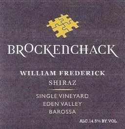 Brockenchack Wines William Frederick Single Vineyard Shiraz