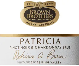Brown Brothers Patricia Pinot Noir Chardonnay Brut
