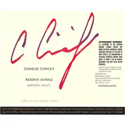 Cimicky Reserve Shiraz