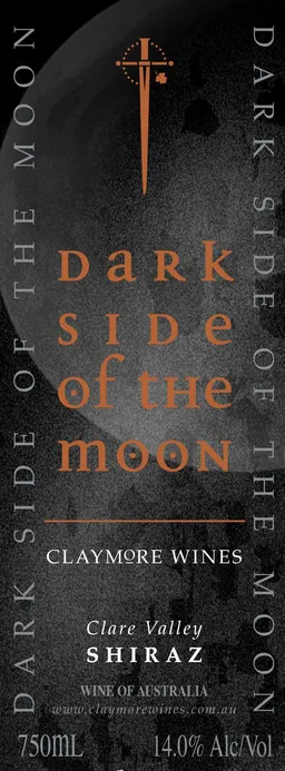 Claymore Wines Dark Side of the Moon Shiraz