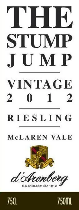 The Stump Jump Riesling