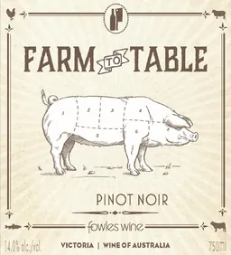 Fowles Wine Farm to Table Pinot Noir