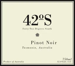 Frogmore Creek Wines 42 Degrees S Pinot Noir