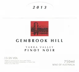 Gembrook Hill Vineyard Pinot Noir