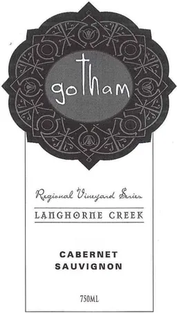 Gotham Langhhorne Creek Cabernet Sauvignon
