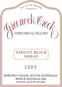 Apricot Block Shiraz