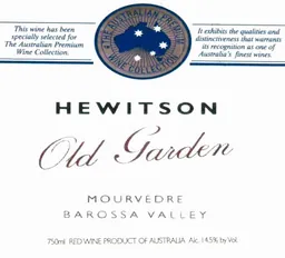 Hewitson Old Garden Mourvedre
