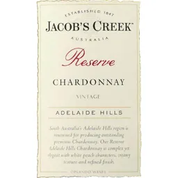 Reserve Chardonnay