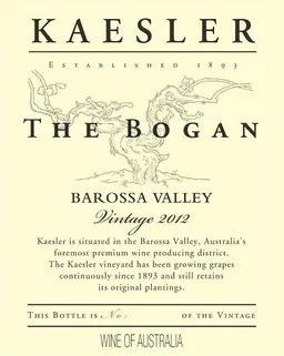 Kaesler The Bogan Shiraz