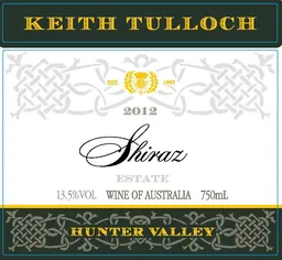 Keith Tulloch Wines Shiraz