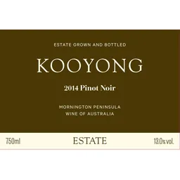 Kooyong Estate Pinot Noir
