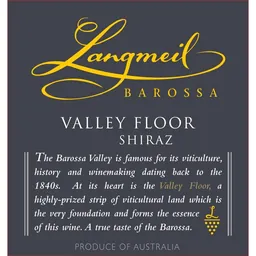 Valley Floor Shiraz