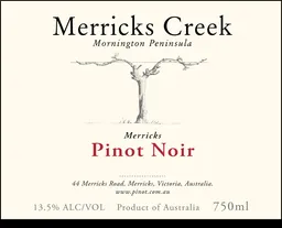 Merricks Creek Pinot Noir