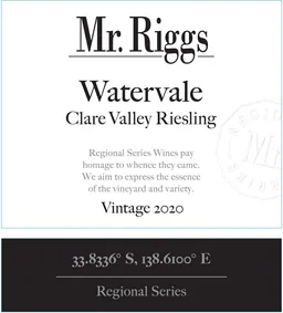Mr. Riggs Watervale Riesling