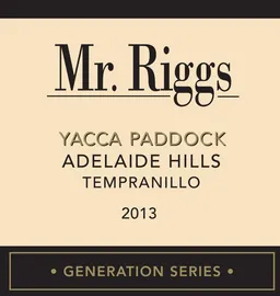 Mr. Riggs Yacca Paddock Tempranillo