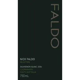 Nick Faldo Sauvignon Blanc