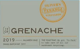 Oliver's Taranga Vineyards Grenache