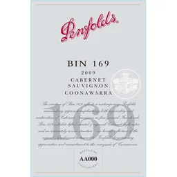 Bin 169 Coonawarra Cabernet Sauvignon