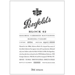 Kalimna Block 42 Cabernet Sauvignon