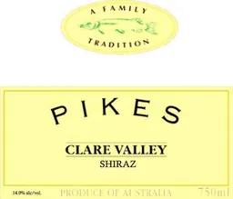 Pikes Clare Valley Shiraz