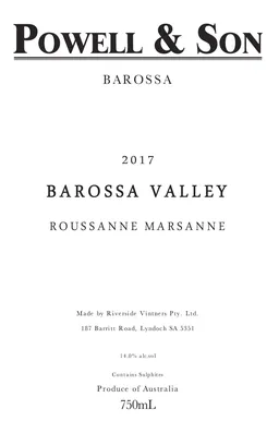 Barossa Valley Roussanne Marsanne