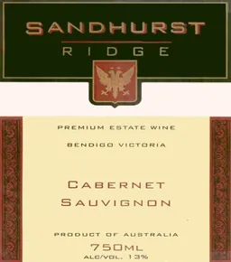 Sandhurst Ridge Winery Cabernet Sauvignon