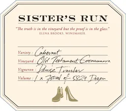 Sister's Run Old Testament Cabernet Sauvignon