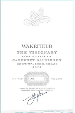 Exceptional Parcel Release The Visionary Cabernet Sauvignon