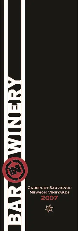 Bar Z Wines Newsome Vineyard Cabernet Sauvignon