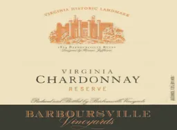 Barboursville Vineyards Reserve Chardonnay