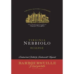 Barboursville Vineyards Reserve Nebbiolo