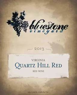 Bluestone Vineyard Quartz Hill Red