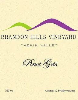 Brandon Hills Vineyard Pinot Gris