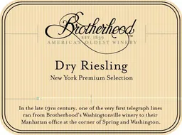 Brotherhood Dry Riesling