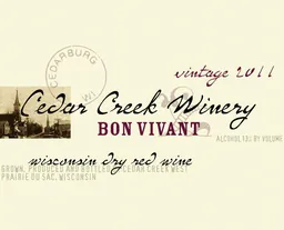 Cedar Creek Winery Bon Vivant