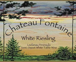 Chateau Fontaine Semi-Sweet White Riesling
