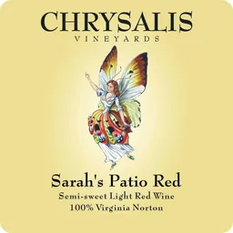 Chrysalis Vineyards Sarah's Patio Red