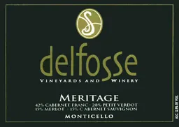DelFosse Vineyards and Winery Meritage