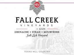 Fall Creek Vineyards Salt Lick Vineyards GSM
