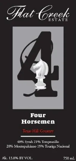 Flat Creek Estate Four Horsemen