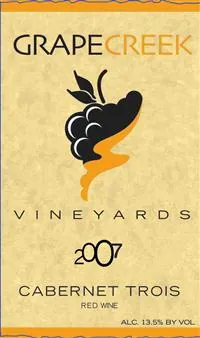 Grape Creek Vineyard Cabernet Trois