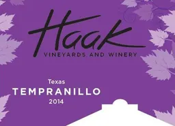 Haak Vineyard & Winery Tempranillo