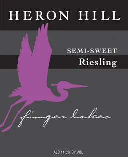 Heron Hill Winery Classic Semi Sweet Riesling