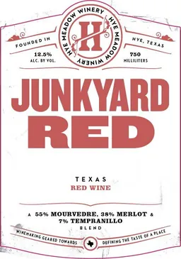 Hye Meadow Winery Junkyard Red