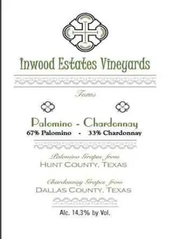 Inwood Estates Vineyard Palomino Chardonnay