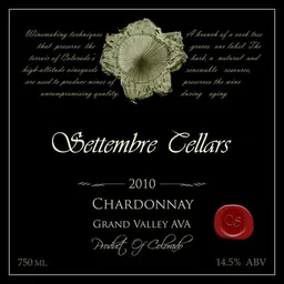Settembre Cellars Chardonnay